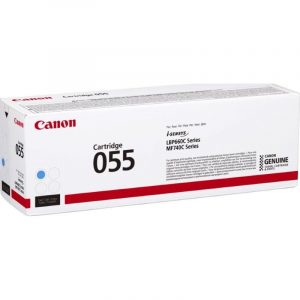 Canon 055 toner ciano 2.100 pagine per imageclass lbp664cdw mf745cdw i-sensys lbp663cdw lbp664cx mf742cdw mf744cdw mf746cx
