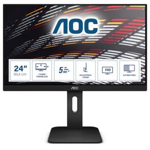 Aoc monitor flat 23.8“ pro-line 24p1 1920 x 1080 tempo di risposta 5 ms