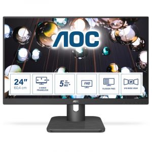 Aoc monitor 23.8“ wled ips essential-line 24e1q 1920 x 1080 full hd tempo di risposta 5 ms