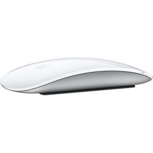 Apple magic mouse wireless ricaricabile superficie multi touch bianco silver