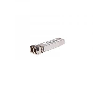 Hpe aruba ricetrasmettitore sfp+ 10g fibra ottica sr 300m om3 mmf lc rete ethernet