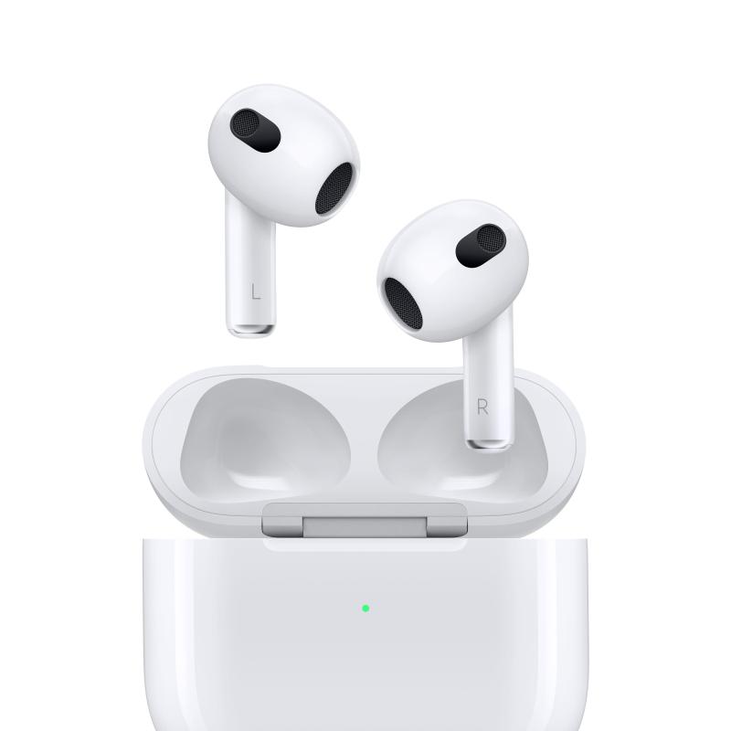 Apple airpods (3 generazione) auricolari bluetooth 5.0 con custodia di ricarica wireless ipx4 bianco