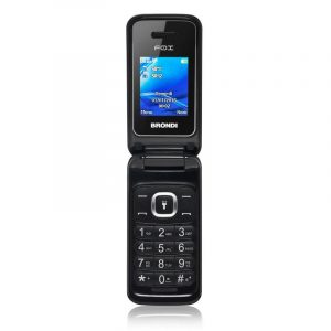 Brondi cellulare fox dual sim flip attivo 1,77 1.3mpx radio fm nero