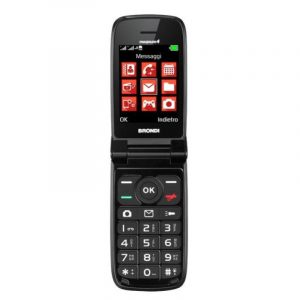 Brondi magnum 4 dual sim 2.8 clamshell fotocamera bluetooth radio fm italia blu viola black