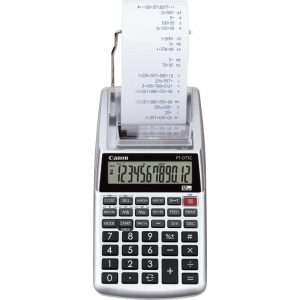 Canon p1-dtsc ii calcolatrice mini scrivente 12 cifre grigio