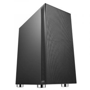 Itek sylent 05 evo midi tower con rivestimento fono assorbente nero