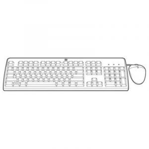 Hp bfr with pvc free kit set mouse e tastiera usb italia per proliant dl560 gen8, microserver gen8, ml310e gen8, ml350e gen8, sl250s gen8, sl270s gen8