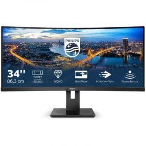 Philips b line 345b1c/00 34 led wqhd curvo monitor 3.400 x 1.440