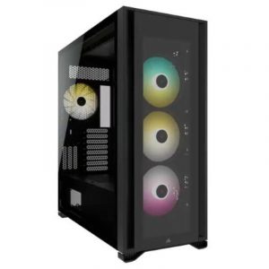 Corsair icue 7000x case full tower rgb atx minitx matx atx e-atx 3xpannello vetro temperato 4xventole 140mm black