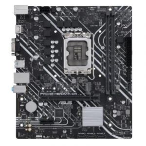 Asus prime h610m-k d4 scheda madre matx, intel h610, lga1700, ddr4, pci 4.0, realtek 1gb ethernet, realtek 7.1 surround, 1xm.2, 4xsata 6gb-s, usb 3.2 gen 1, armoury crate, nero