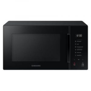 Samsung mg23t5018ak forno microonde 23 litri 1100w cottura automatica e home dessert glass design nero