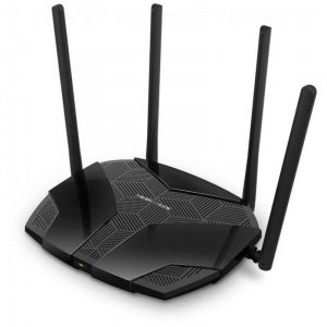 Mercusys ax1800 router dual-band wifi 6 2.4 ghz/5 ghz 10/100/1000 mbit/s 1xwan 3xglan colore nero