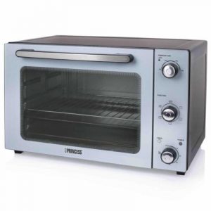 Princess fornetto a convenzione ventilato 45lt 1800w 5 impostazioni con timer argento