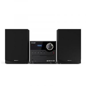 Sharp xl-b517dbk micro system audio digitale dab+ fm 40w lettore cd riproduzione usb mp3 nero grey