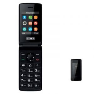 Saiet like st-mc20 dual sim 2.4 clamshell radio fm italia black