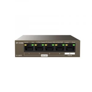 Ip-com switch 5 porte gigabit pd – 4 porte poe out 1 porta poe in