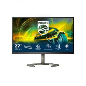 Philips momentum 27m1n5500za/00 gaming 27 led nano ips quad hd 16:9 170hz 1ms contrasto 1.000:1 freesync premium hub usb hdmi displayport altoparlanti incorporati nero