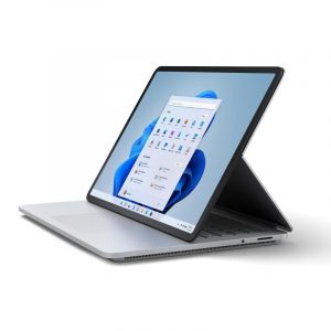 Microsoft surface laptop studio 14.4 touch screen i5-11300h 4.4ghz ram 16gb-ssd 512gb m.2 nvme-iris xe graphics-win 11 home (9wi-00010)