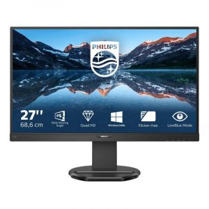 Philips b line 276b9 27 led quad hd 350 cd/mq 1000:1 4 ms hdmi, displayport, usb-c 2560 x 1440