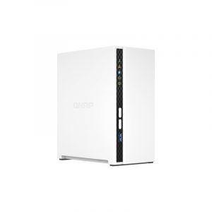 Qnap ts-233 nas tower processore arm 4-core cortex-a55 2,0ghz, 2 gb integrati (non espandibile)