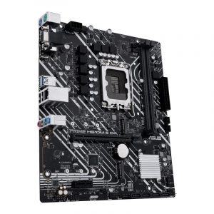 Asus prime h610m-e d4-csm scheda madre matx, intel h610, lga1700, ddr4, pci 4.0, realtek 1gb ethernet, realtek 7.1 surround, 2xm.2, 4xsata 6gb-s, usb 3.2 gen 1, armoury crate, nero