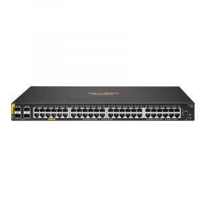Hpe aruba 6100 48g switch gestito l3 48 x 10/100/1000 (poe+) + 4 x 1 gigabit / 10 gigabit sfp+ poe+ (370 w) montabile su rack