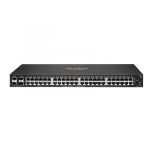 Hpe aruba 6100 48g 4sfp+ switch gestito l3 48 x 10/100/1000 + 4 x 1 gigabit / 10 gigabit sfp+ flusso d`aria da laterale a laterale montabile su rack