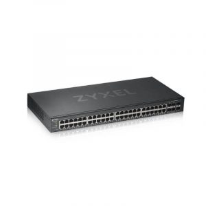 Zyxel gs1920-48v2 switch intelligente 48 x 10-100-1000 + 4 x combo gigabit sfp + 2 x gigabit sfp montabile su rack