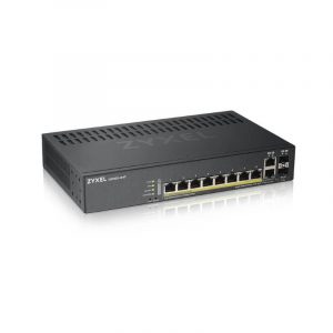 Zyxel gs1920-8hpv2 switch intelligente 8 x 10-100-1000 poe+ + 2 x combo gigabit sfp desktop