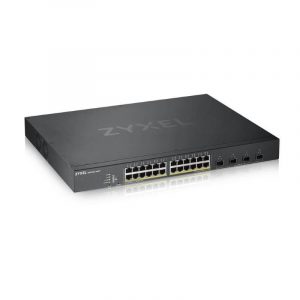 Zyxel xgs1930-28hp switch ontelligente 24 x 10-100-1000 poe+ + 4 x 10 gigabit sfp+ montabile su rack poe+ 375w