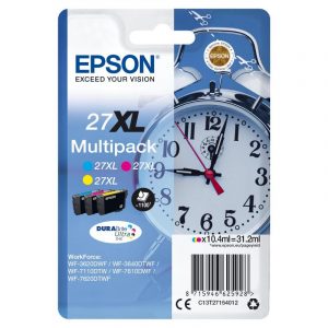 Epson 27xl sveglia multipack cartuccia ink 3 colori ciano giallo magenta