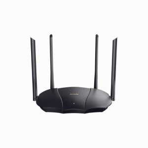Tenda router wi-fi 6 tx9 pro 2.4ghz 2.4ghz:574mbps 5ghz:2402mbps 1xge wan 3xge lan 4 ant 6dbi