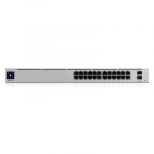 Ubiquiti unifi pro usw-pro-24-poe-eu switch gestito l3 24 porte poe gigabit 16 x poe+ 8 x poe++ 2 x sfp+ 10g