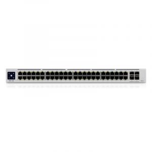 Ubiquiti usw-pro-48-poe-eu switch gestito l2/l3 48 porte gigabit 10/100/1000 di cui 40 porte poe+ 8 porte poe++ (poe 600 w) 4 porte sfp+ montabile a rack