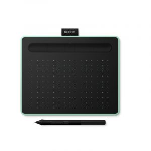 Wacom intuos tavoletta grafica 152x95mm 2540lpi interfaccia bluetooth/usb colore nero/verde