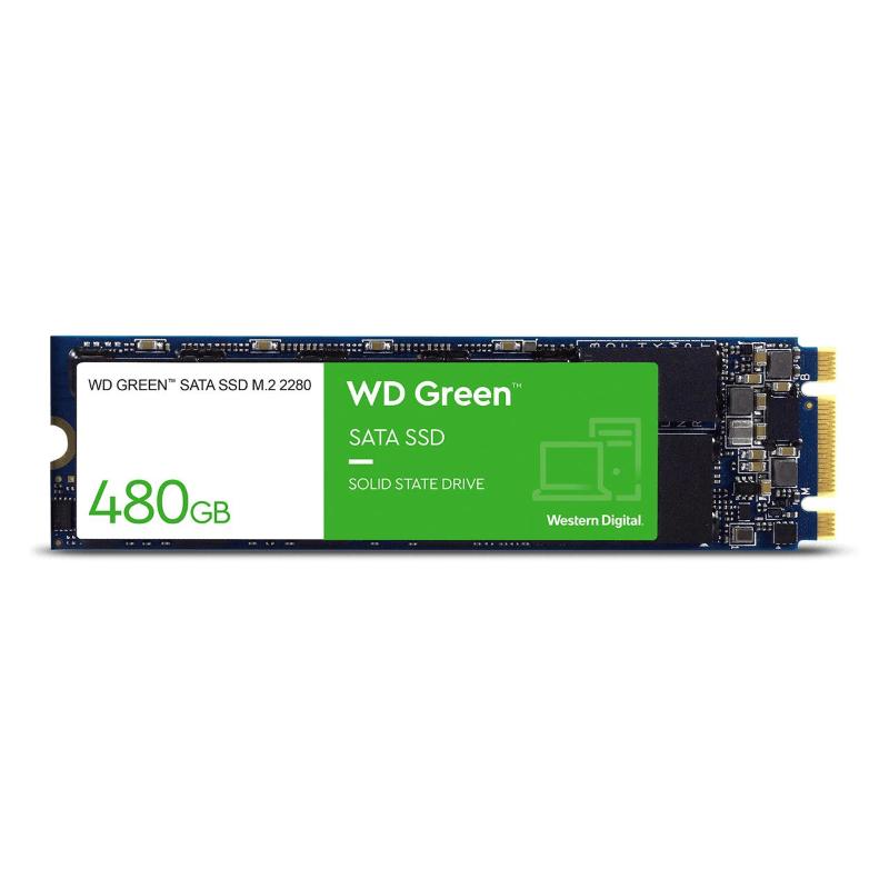 Western digital green wds480g3g0b drives allo stato solido 2.5`` 480gb serial ata iii