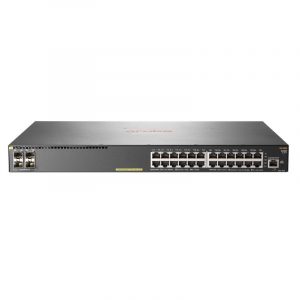 Hp aruba 2930f 24g poe+ 4sfp switch l3 gestito 24 x 10-100-1000 (poe+) + 4 x gigabit sfp (uplink) montabile su rack poe+