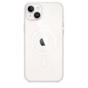 Apple iphone 14 plus cover con magsafe in policarbonato trasparente