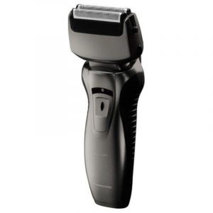 Panasonic es-rw33-h503 rasoio uomo wetanddry a 2 lame tagliabasette a scomparsa design ergonomico ricaricabile grigio scuro