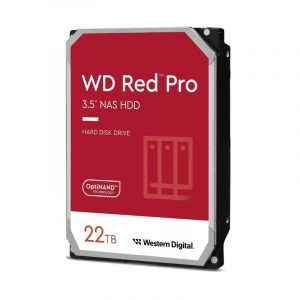 Wd red pro 22tb per nas hard disk interno da 3.5â?  7200 rpm class sata 6 gb-s cmr cache da 512mb