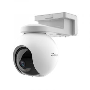 Ezviz ezhb8 telecamera di sicurezza ip 2k wifi motorizzata da esterno a batteria 4mp sensore pir lettore schede mmc bianco
