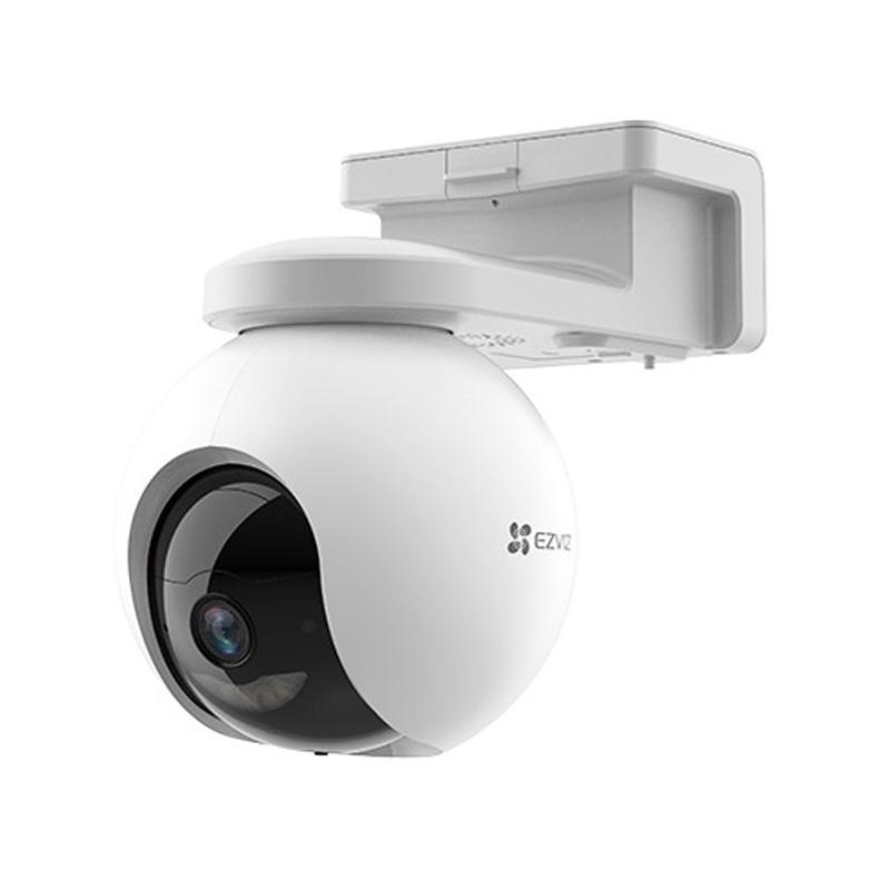 Ezviz ezhb8 telecamera di sicurezza ip 2k wifi motorizzata da esterno a batteria 4mp sensore pir lettore schede mmc bianco