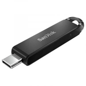 Sandisk ultra unita` flash usb 128gb usb tipo-c 3.2 gen 1 nero
