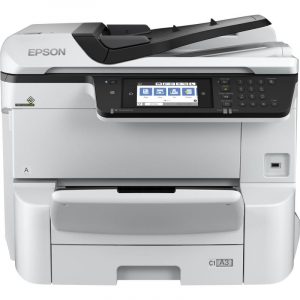 Epson workforce pro wf-c8690dwf stampante multifunzione ink-jet a colori a3 35ppm 4800×1200 dpi fax wi-fi italia nero/grigio