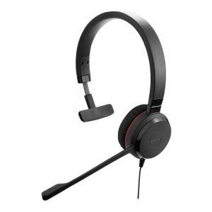 Jabra evolve 30 ii uc cuffia monoaurale con microfono uc con custodia e cavo usb con controller nero
