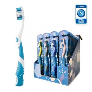 Nemesi napoli kst-k1na48 spazzolino da denti per adulto fantasia unica conf 48 pz.