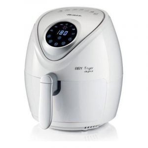 Ariete airy fryer digital friggitrice ad aria 3,5 lt 1300 w touch control 7 programmi cottura timer 60 minuti bianco