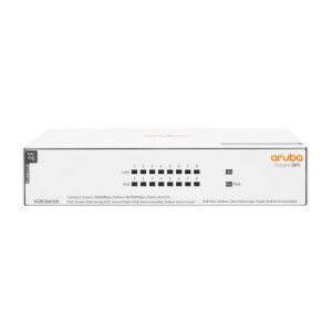 Hpe switch aruba instant on r8r46a 1430 unmanaged 8 porte 10x100x1000 class4 poe 64w