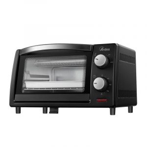 Ardes ar6211b forno elettrico 10 lt termostato multiposizione regolabile da 100° fino a 230° timer 60 minuti porta con doppio vetro black