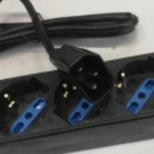 Legrand multipresa pdu per rack 3 prese standard con cavo e connettore maschio iec c14 conf 5 pz.